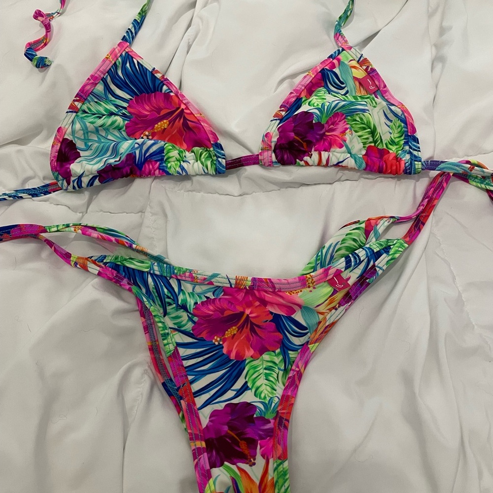 Tropical floral Small bikini